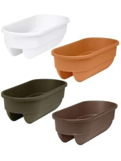 2' X 4' Railing Planter, 25" 7 2' X 4' Railing Planter, 25" -Garden Pot Planter Sales Store 34336 001E tif