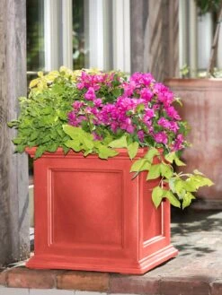 Fairfield Self-Watering Square Planter, 20” X 20” -Garden Pot Planter Sales Store 39 618 08477 tif