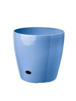 Viva Round Self-Watering Rolling Planter, 14" Diameter -Garden Pot Planter Sales Store 39325BL 070 tif