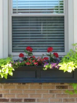 Fairfield Self-Watering Window Box, 4’ -Garden Pot Planter Sales Store 39345 07V tif