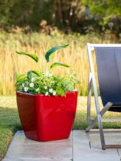 Viva Square Self-Watering Rolling Planter, 20" Diameter, Set Of 2 17 Viva Square Self-Watering Rolling Planter, 20" Diameter, Set Of 2 -Garden Pot Planter Sales Store 3 4 crop 8612930 0035 tif