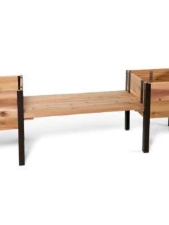Cedar Bench Kit, Eco-Stained, 48" -Garden Pot Planter Sales Store 3 4 crop 8613463 0004