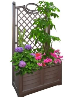Separate Flower Box With Trellis 20 Separate Flower Box With Trellis -Garden Pot Planter Sales Store 3 4 crop 8613626 04V