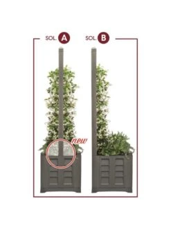 Separate Flower Box With Trellis 21 Separate Flower Box With Trellis -Garden Pot Planter Sales Store 3 4 crop 8613626 08V