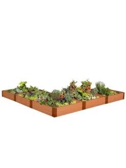 L-Shaped Composite Raised Bed, 12'x12' With 1" Boards 11 L-Shaped Composite Raised Bed, 12'x12' With 1" Boards -Garden Pot Planter Sales Store 8588254 04v