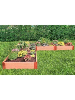Classic Sienna Raised Garden Bed "L" Shaped With 2" Boards -Garden Pot Planter Sales Store 8588255 05v