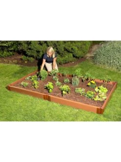 Classic Sienna Composite Raised Bed, 5-1/2" High With 2" Boards -Garden Pot Planter Sales Store 8588260 01v