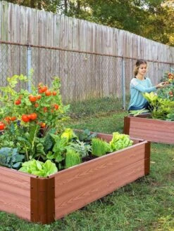 Composite Raised Bed With 1" Boards, 11" -Garden Pot Planter Sales Store 8588269 03V tif