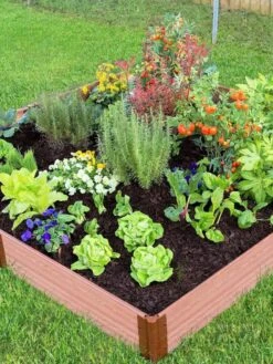 Composite Raised Bed With 1" Boards, 11" -Garden Pot Planter Sales Store 8588274 03V tif