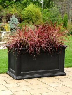 Fairfield Self-Watering Patio Planters, 20” X 36” -Garden Pot Planter Sales Store 8588417 12V tif