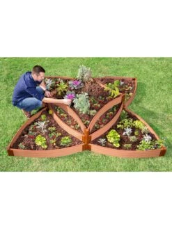 Classic Sienna Raised Garden Bed Versailles Sunburst With 1" Boards 12 Classic Sienna Raised Garden Bed Versailles Sunburst With 1" Boards -Garden Pot Planter Sales Store 8589503 01v