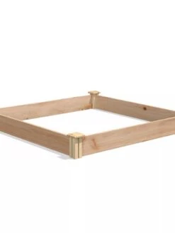 Cedar Raised Garden Bed, 4' X 4' X 6" -Garden Pot Planter Sales Store 8591724 04V tif