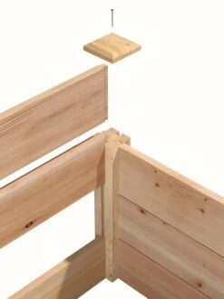 Cedar Raised Garden Bed, 4' X 4' X 6" -Garden Pot Planter Sales Store 8591724 06V tif