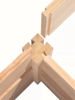 Cedar Raised Garden Bed, 4' X 4' X 6" -Garden Pot Planter Sales Store 8591724 07V tif