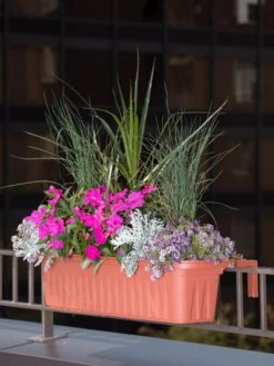 Adjustable Self-Watering Railing Planter, 32" -Garden Pot Planter Sales Store 8592174TC 2361 tif