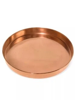 Large Round Copper Plant Tray, 14" 15 Large Round Copper Plant Tray, 14" -Garden Pot Planter Sales Store 8593531 1173 tif