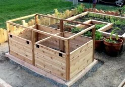 OLT Raised Cedar Garden Bed, 3' X 6' 13 OLT Raised Cedar Garden Bed, 3' X 6' -Garden Pot Planter Sales Store 8594002 05V tif