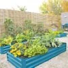 Demeter Corrugated Metal Raised Bed, 34" X 68" 2 Demeter Corrugated Metal Raised Bed, 34" X 68" -Garden Pot Planter Sales Store 8594183 0400 tif