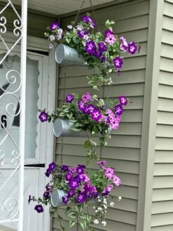 Galvanized Hanging Triple Planter -Garden Pot Planter Sales Store 8595213 01CUST tif