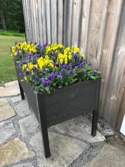 Eco-Stained Elevated Planter Box, 2'x4' -Garden Pot Planter Sales Store 8596759 01CUST 1