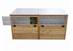 Garden In A Box Cedar Raised Bed With Greenhouse, 3' X 6' 13 Garden In A Box Cedar Raised Bed With Greenhouse, 3' X 6' -Garden Pot Planter Sales Store 8597082 06V tif
