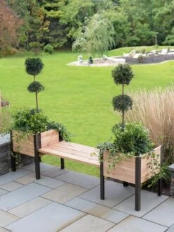 Elevated Cedar Planter Bench Kit, Natural, 90" 11 Elevated Cedar Planter Bench Kit, Natural, 90" -Garden Pot Planter Sales Store 8597992 9601 tif