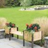 Elevated Cedar Planter Bench Kit, Natural, 90" 1 Elevated Cedar Planter Bench Kit, Natural, 90" -Garden Pot Planter Sales Store 8597992 9634 tif