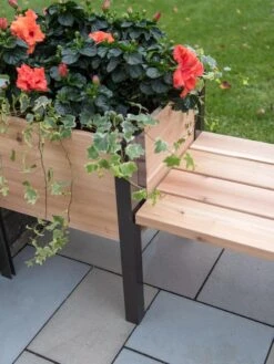 Elevated Cedar Planter Bench Kit, Natural, 90" 10 Elevated Cedar Planter Bench Kit, Natural, 90" -Garden Pot Planter Sales Store 8597992 9645 tif