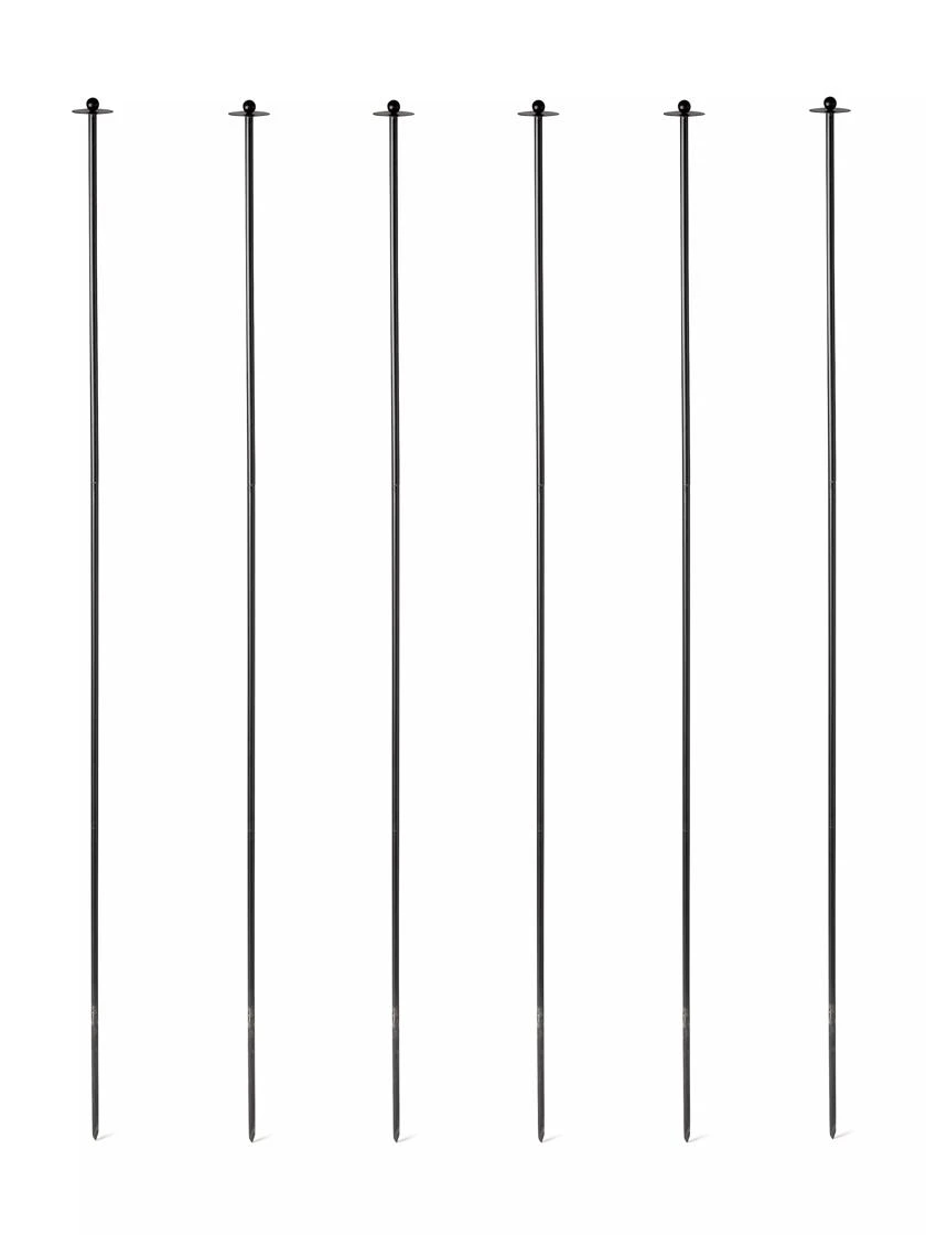 6' Protection Stakes For Netting, Set Of 6 3 6' Protection Stakes For Netting, Set Of 6