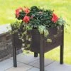 Eco-Stained Elevated Cedar Planter Box, 2' X 2' -Garden Pot Planter Sales Store 8598695GG 1003 tif