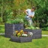 Exaco Hexagonal Raised Garden Bed Planter 2 Exaco Hexagonal Raised Garden Bed Planter -Garden Pot Planter Sales Store 8599285 02V exaco hexagonal plastic raised garden bed planter tif