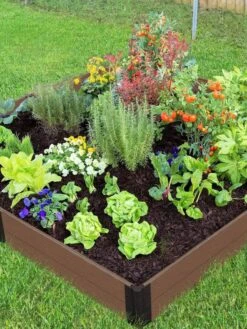 Composite Raised Bed With 1" Boards, 11" -Garden Pot Planter Sales Store 8599452 01V tif