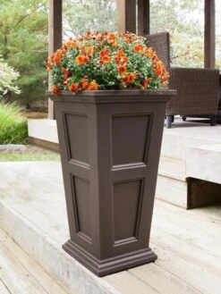 Fairfield Self-Watering Tall Patio Planters, 34” -Garden Pot Planter Sales Store 8600109 03V tif