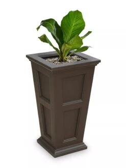 Fairfield Self-Watering Tall Patio Planters, 34” -Garden Pot Planter Sales Store 8600109 06V tif