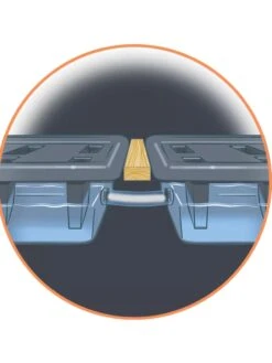 Self-Watering Eco-Stained Elevated Planter Box, 2' X 8' -Garden Pot Planter Sales Store 8609009 0002 detail art tif 2