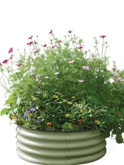 Birdies™ Round Metal Raised Bed -Garden Pot Planter Sales Store 8609150 006525 tif