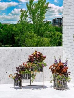 Galvanized Grow Bag Triple Planters With Stand 13 Galvanized Grow Bag Triple Planters With Stand -Garden Pot Planter Sales Store 8609180 0344 tif