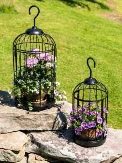 Hanging Birdcage Planter Set -Garden Pot Planter Sales Store 8609181 0374 tif