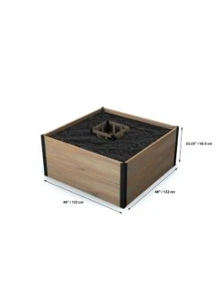 Vita Mezza Keyhole Garden, 4’x4’ 7 Vita Mezza Keyhole Garden, 4’x4’ -Garden Pot Planter Sales Store 8609393 03v