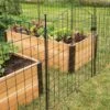 6 Panel Critter Fence With Gate -Garden Pot Planter Sales Store 8609844 8458 6 panel critter fence with gate 3 4