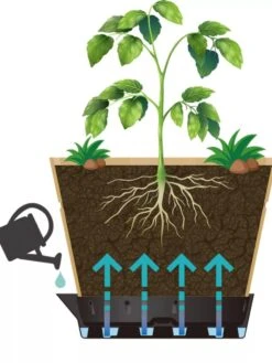 VegTrug® Build-a-Barrel Wooden Planter With Self-Watering Reservoir Tray, 18" 11 VegTrug® Build-a-Barrel Wooden Planter With Self-Watering Reservoir Tray, 18" -Garden Pot Planter Sales Store 8610253 05V tif