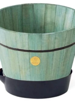 VegTrug® Build-a-Barrel Wooden Planter With Self-Watering Reservoir Tray, 18" 15 VegTrug® Build-a-Barrel Wooden Planter With Self-Watering Reservoir Tray, 18" -Garden Pot Planter Sales Store 8610253 07V tif