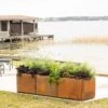 Corten Steel Modular Raised Bed, 2'x6' 2 Corten Steel Modular Raised Bed, 2'x6' -Garden Pot Planter Sales Store 8610703 0023 tif