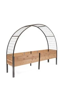 2’ X 8’ Arch Trellis For Planter Boxes -Garden Pot Planter Sales Store 8610798 0809 tif