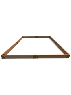 Classic Sienna Composite Raised Bed, 5-1/2" High With 2" Boards -Garden Pot Planter Sales Store 8610836 01v