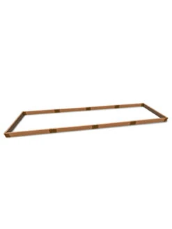 Classic Sienna Composite Raised Bed, 5-1/2" High With 2" Boards -Garden Pot Planter Sales Store 8610837 01v
