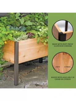 Elevated Planter Box, 2' X 4' -Garden Pot Planter Sales Store 8610894 3