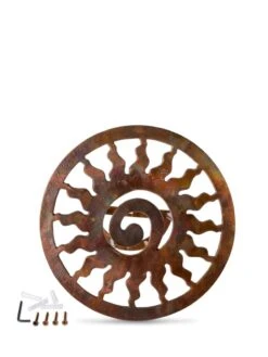 Rustic Sun Wall-Mount Garden Hose Hanger -Garden Pot Planter Sales Store 8611025 0828 tif
