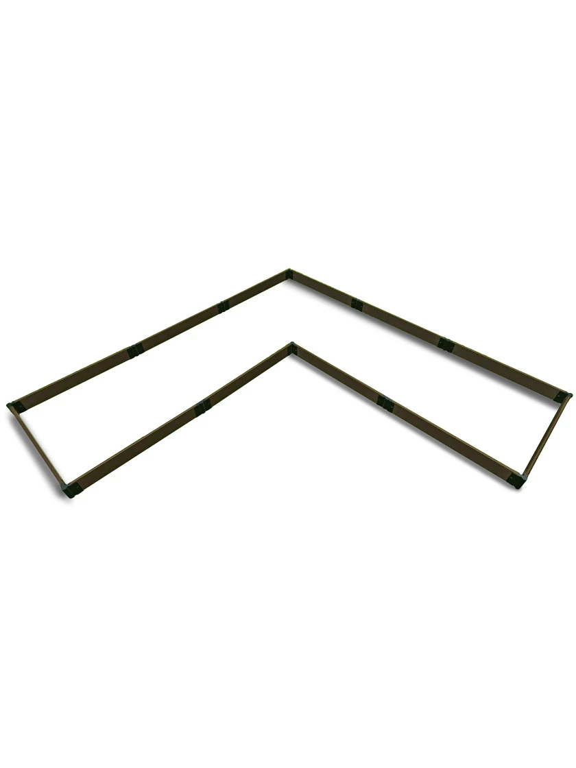 L-Shaped Composite Raised Bed, 12'x12' With 1" Boards 5 L-Shaped Composite Raised Bed, 12'x12' With 1" Boards - Image 3