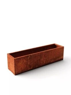 Veradek Metallic Series Corten Steel Window Box Planter, 36" -Garden Pot Planter Sales Store 8611609 05V tif